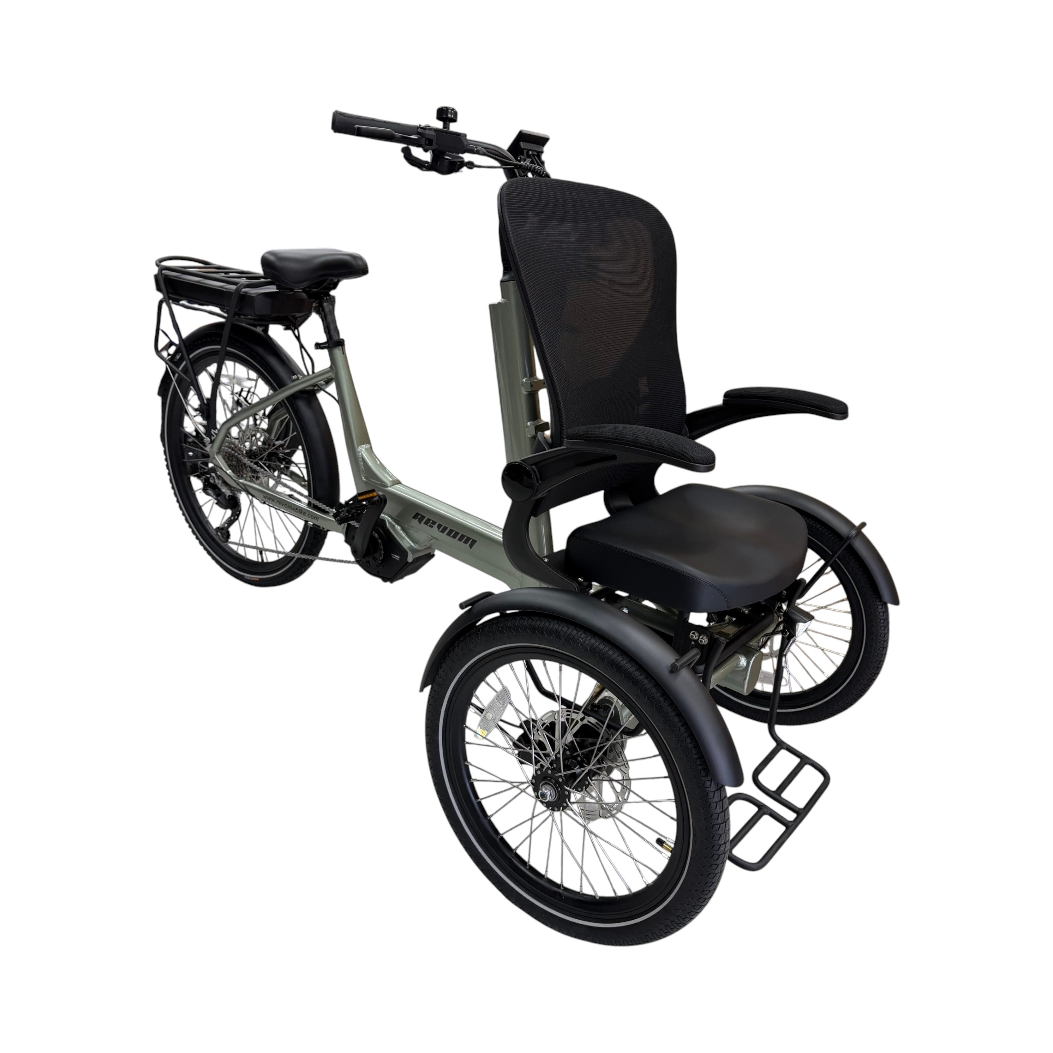 REVOM Mover T5 -Elektrische Driewieler - Met Passagierszit