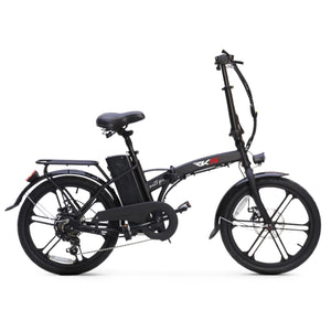 RKS MX25 Pro - Elektrische Vouwfiets - Mat Zwart - 20x1.95 inch - Accu 36V 8Ah - 250W Motor - Shimano 6 Versnellingen