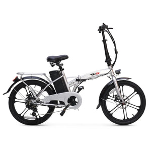 RKS MX25 Pro - Elektrische Vouwfiets - Zilver - 20x1.95 inch - Accu 36V (8Ah) - 250W Motor - Shimano 6 Versnellingen - AE-trading