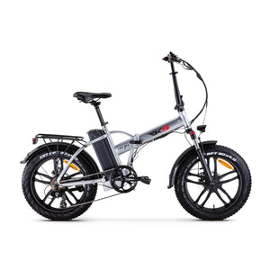 RKS RS III Pro - Elektrische Vouwfiets - Zilver - 20x4 inch - Accu 36V 10Ah - 250W Motor - Shimano 7 Versnellingen - Mechanische Remmen