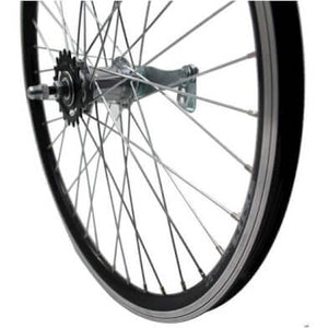 Roland achterwiel 24 x 1.75 remnaaf Alu V-profil zwart - AE-trading