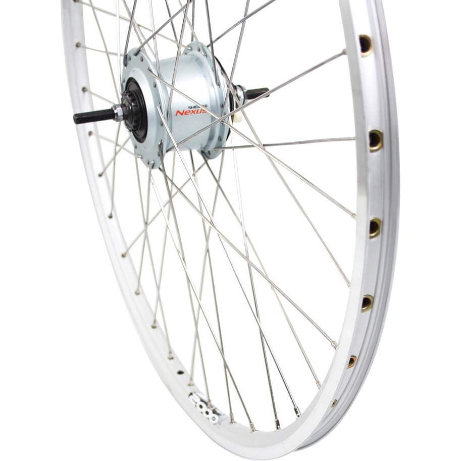 Roland achterwiel 28 Nexus 8 RB ZAC2000 zilver RVS spk - AE-trading