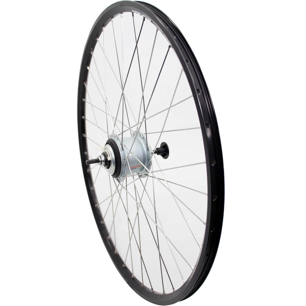 Roland achterwiel 28 Nexus 8 RB ZAC2000 zwart RVS spk - AE-trading