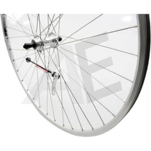 Roland achterwiel 28 x 1 race uitval freewh zilver RVS spk - AE-trading