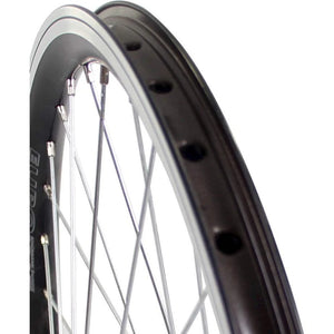 Roland voorwiel 26 x 1.75 vast Alu V-profil zwart zink spk - AE-trading