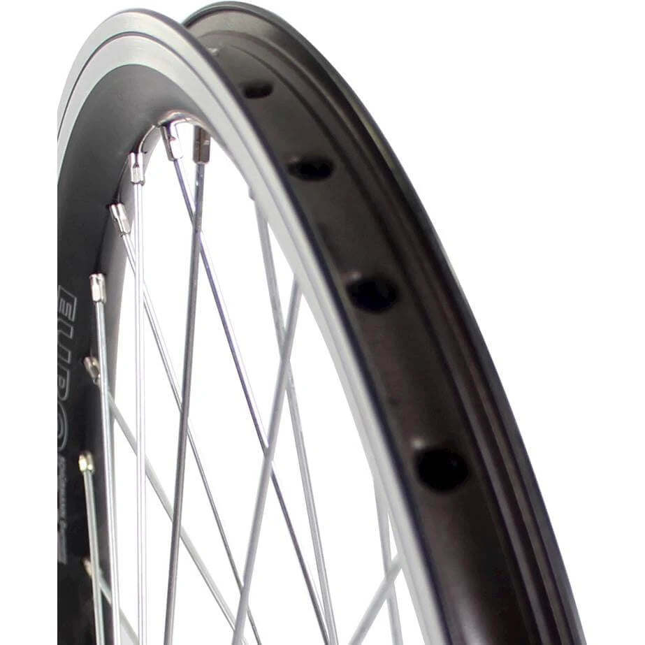 Roland voorwiel 26 x 1.75 vast Alu V-profil zwart zink spk - AE-trading