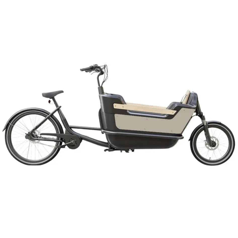 Royal Cargo Bike 2W Premium – Beige – Elektrische Bakfiets – 630Wh - AE-trading