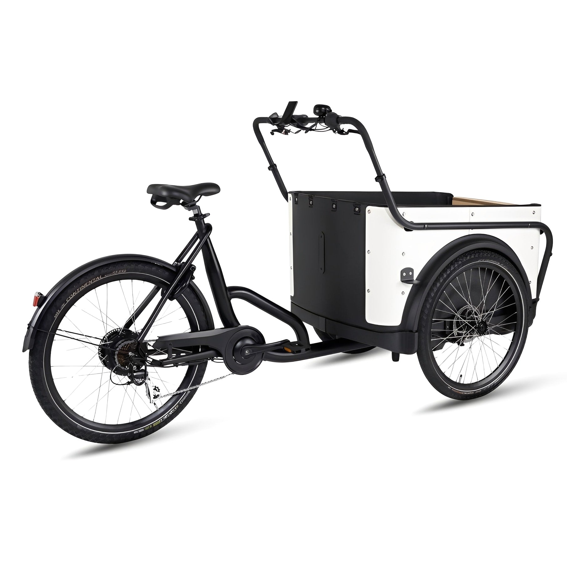 Royal Cargo Bike 3W Eco – Wit – Elektrische Bakfiets – 504Wh – Hydraulische Remmen - AE-trading