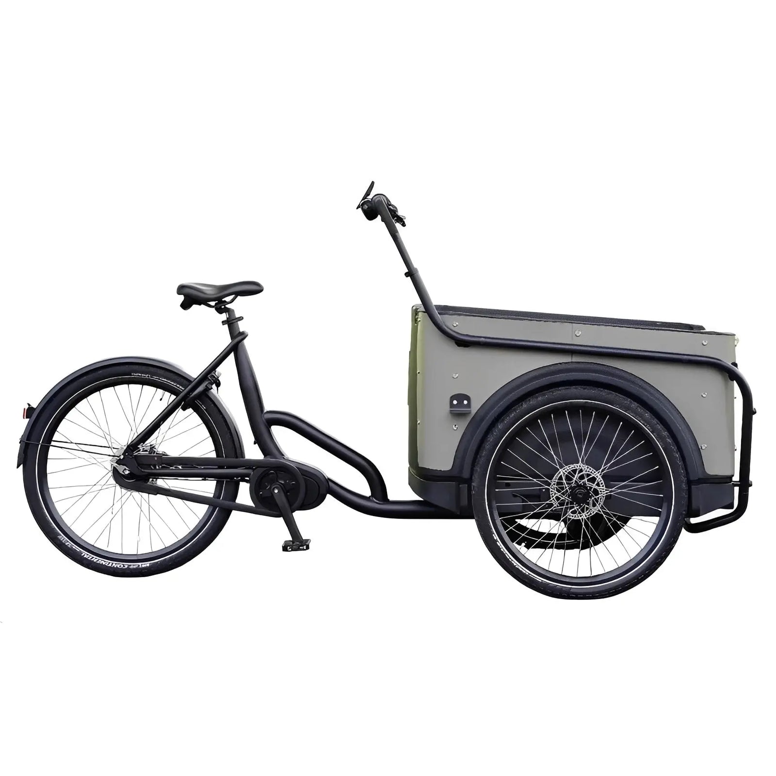 Royal Cargo Bike 3W Premium – Elektrische Bakfiets – Taupe – 630Wh - AE-trading