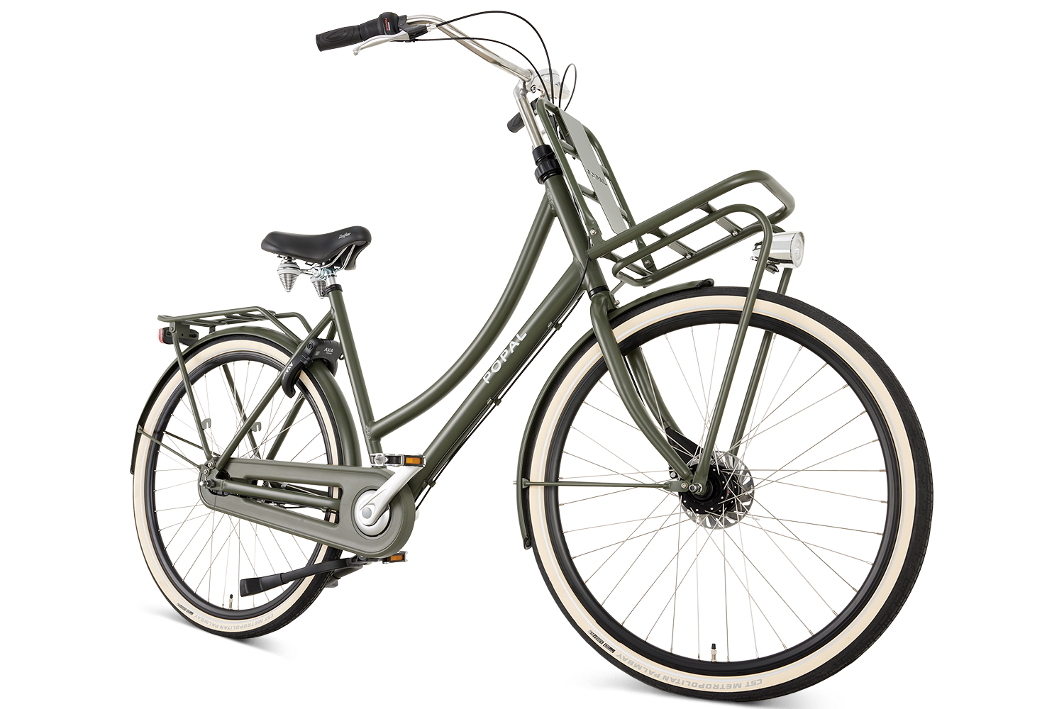 Popal Daily Dutch Prestige N7 RB Groen XS Aluminium Frame 7 Versnellingen Reflecterend Logo - AE-trading