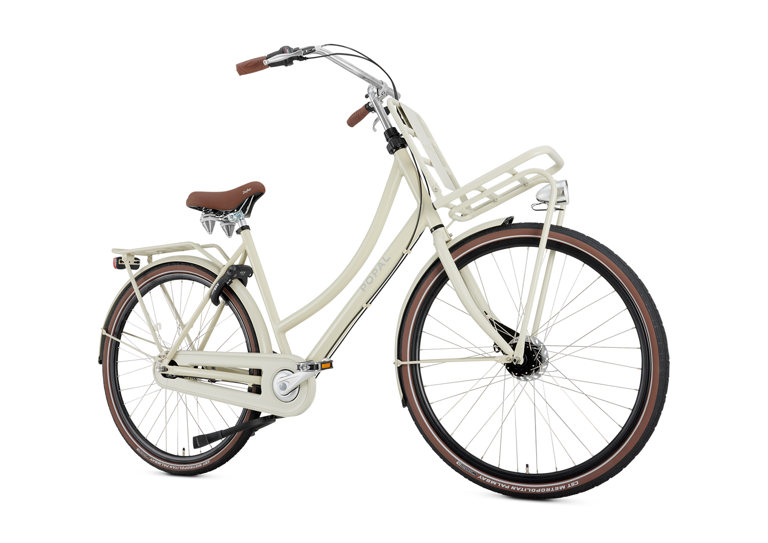 Popal Daily Dutch Prestige N7 RB Cosmic Sand L Aluminium Fiets Met Zeven Versnellingen En Reflecterend Logo - AE-trading