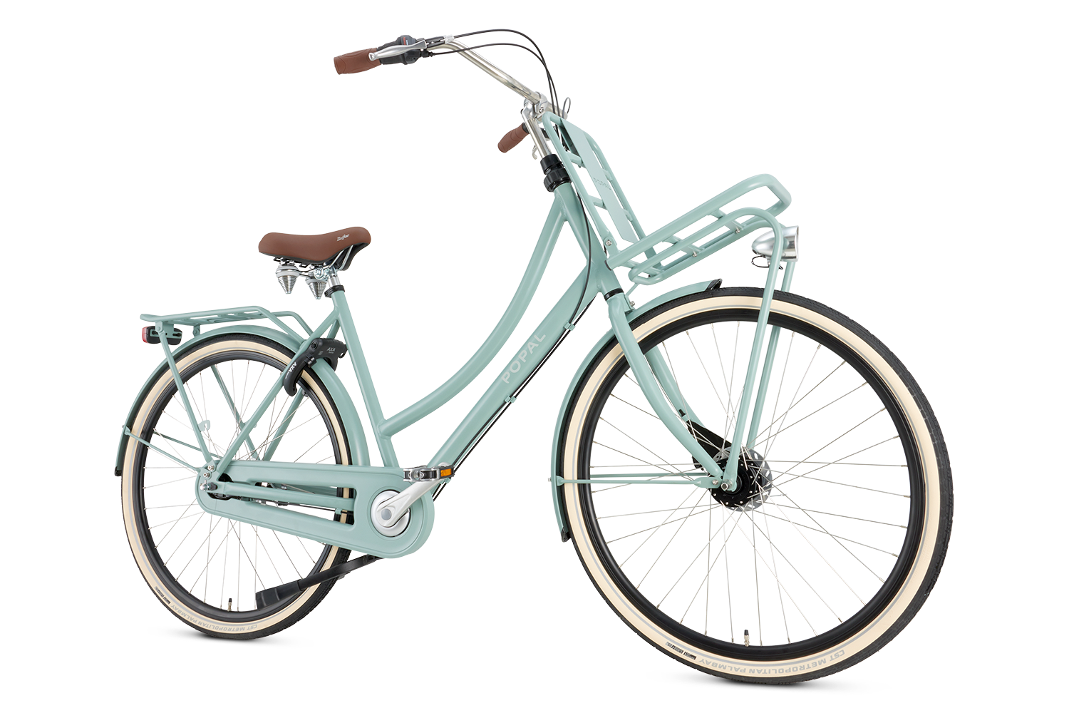 Popal Daily Dutch Prestige N7 RB Mineral Green Aluminium Frame 7 Versnellingen XS - AE-trading