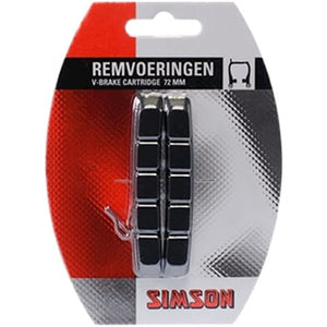 Simson remblokrubber V-brake (2) - AE-trading