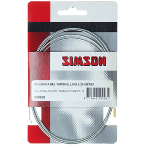 Simson schakel binnenkabel SA 2 nippels - AE-trading