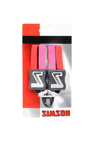 Simson snelbinder kort rood/roze - AE-trading