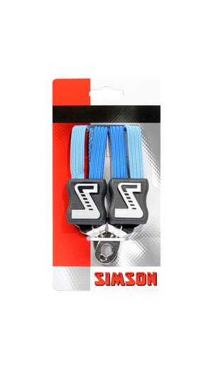 Simson snelbinder kort kobalt blauw - AE-trading