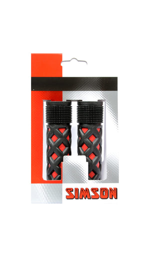 Simson handvatten kinder rood/zwart - AE-trading