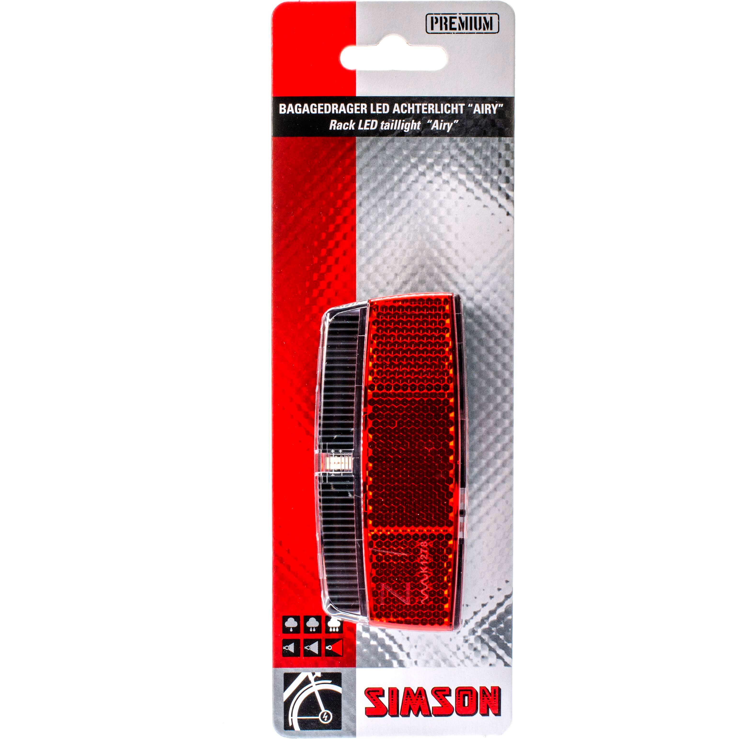 Simson achterlicht Airy dynamo 80mm - AE-trading