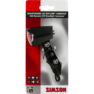 Simson koplamp Luminous auto/aan/uit dynamo 30 lux - AE-trading