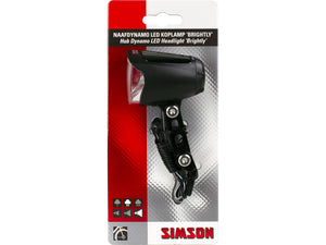 Simson koplamp Brightly auto/aan/uit dynamo 70 lux - AE-trading