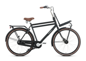 Popal Daily Dutch Prestige N7 28 Inch Mat Zwart Met Aluminium Frame En Zeven Versnellingen - AE-trading