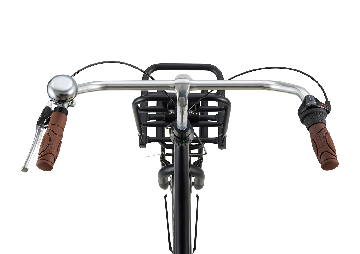 Popal Daily Dutch Basic+ 24 Inch Mat Zwart Reflecterend Frame Fiets - AE-trading