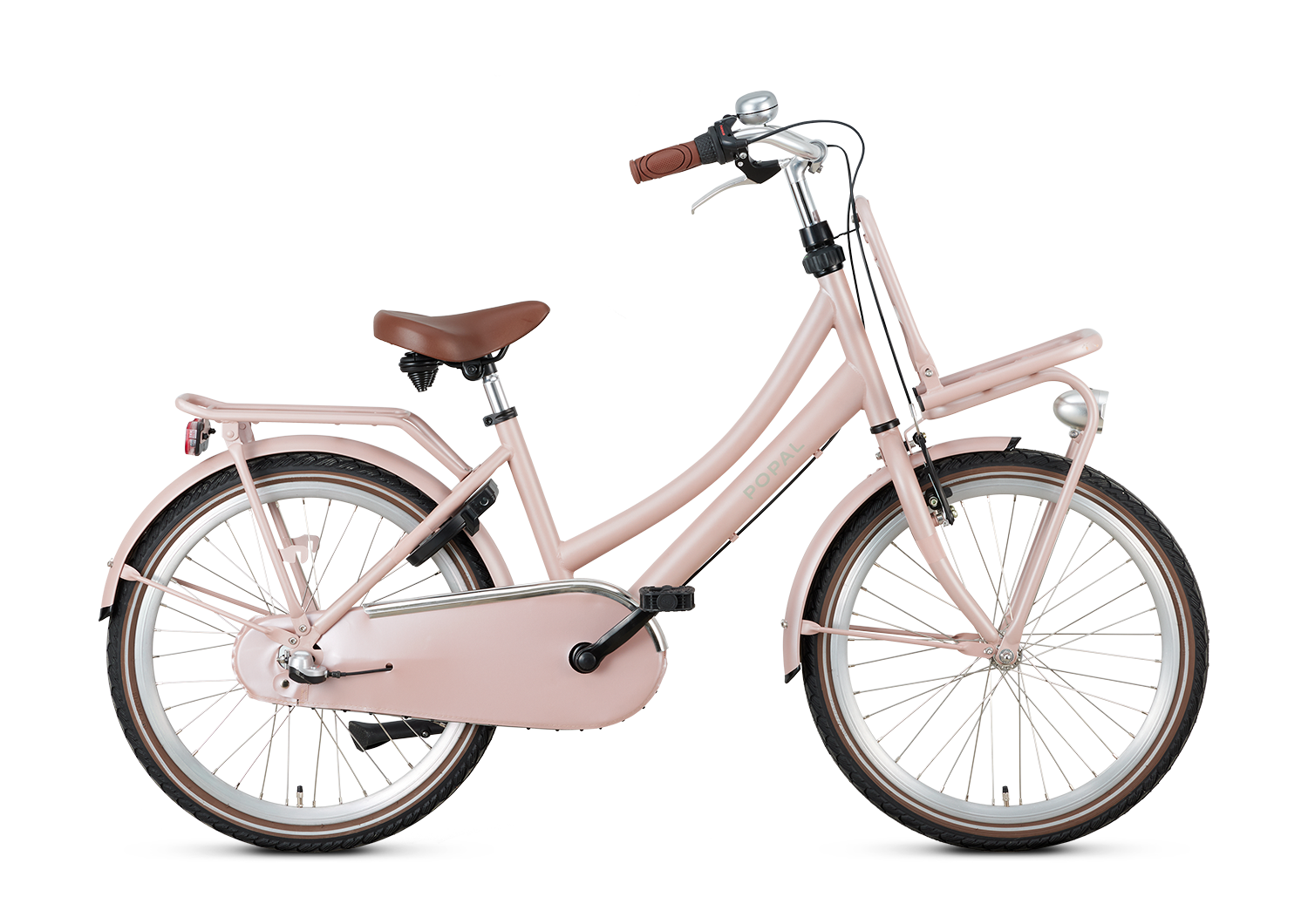 Daily Dutch Basic+ 22 inch Kinderfiets - Zalm - licht roze - AE-trading