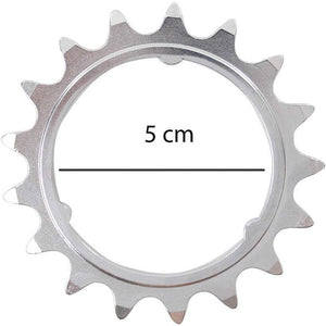 SA tandwiel 17t plat 3/32 C50 - AE-trading