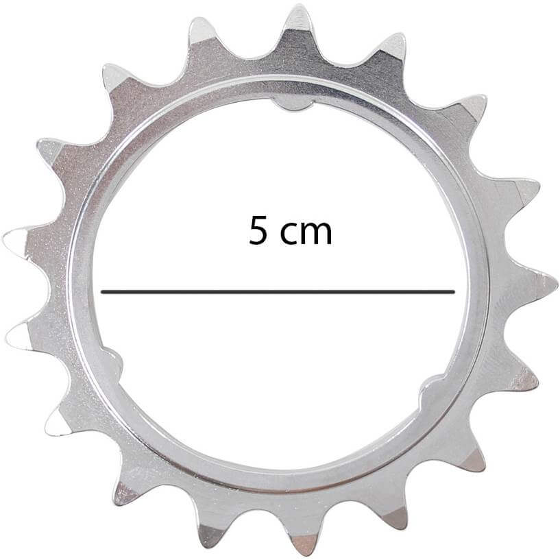 SA tandwiel 17t plat 3/32 C50 - AE-trading