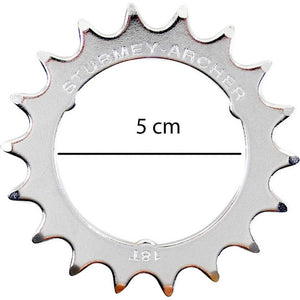 SA tandwiel 18t plat 1/8 C50 - AE-trading