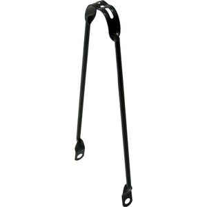 spatbordstang 24 mat zwart - AE-trading