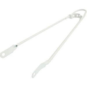 spatbordstang achter bumper 28 wit - AE-trading