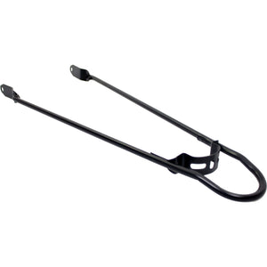spatbordstang achter bumper 28 pad bev 6mm mat zwart - AE-trading