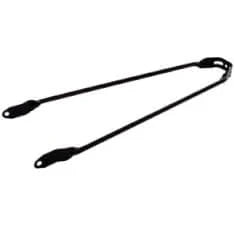 spatbordstang 28 pad bevestiging 6mm zwart - AE-trading