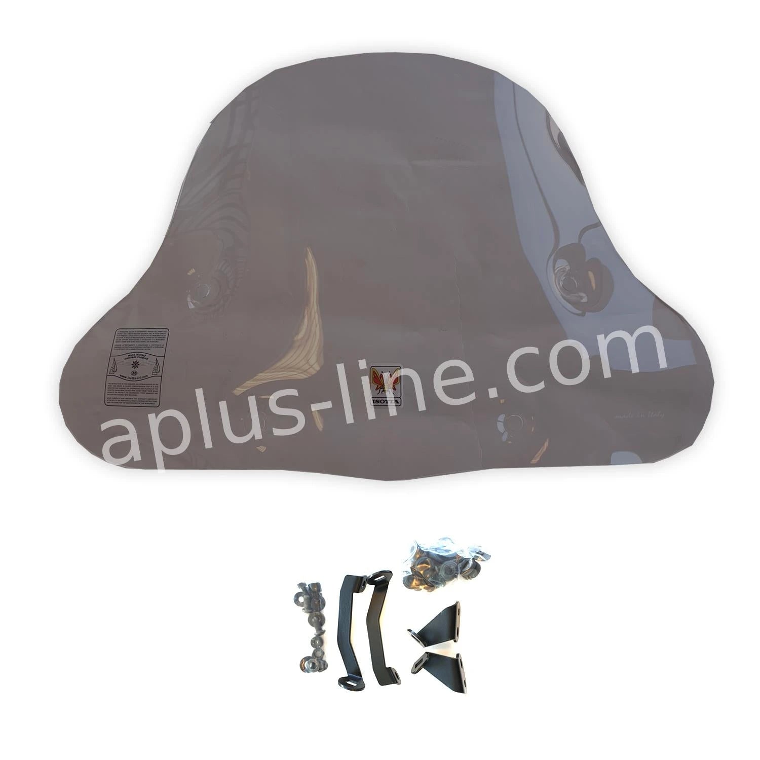 Windscherm Isotta Mqi Gt Laag Smoke - AE-trading