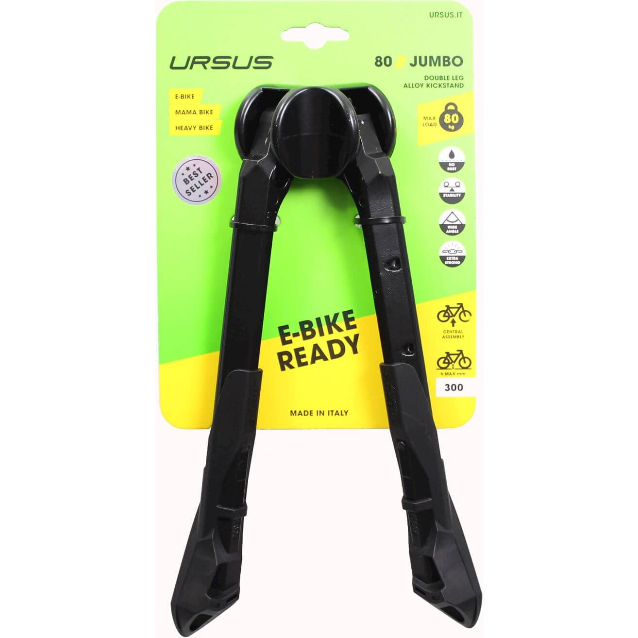 Ursus middenstandaard Jumbo 275mm zwart - AE-trading