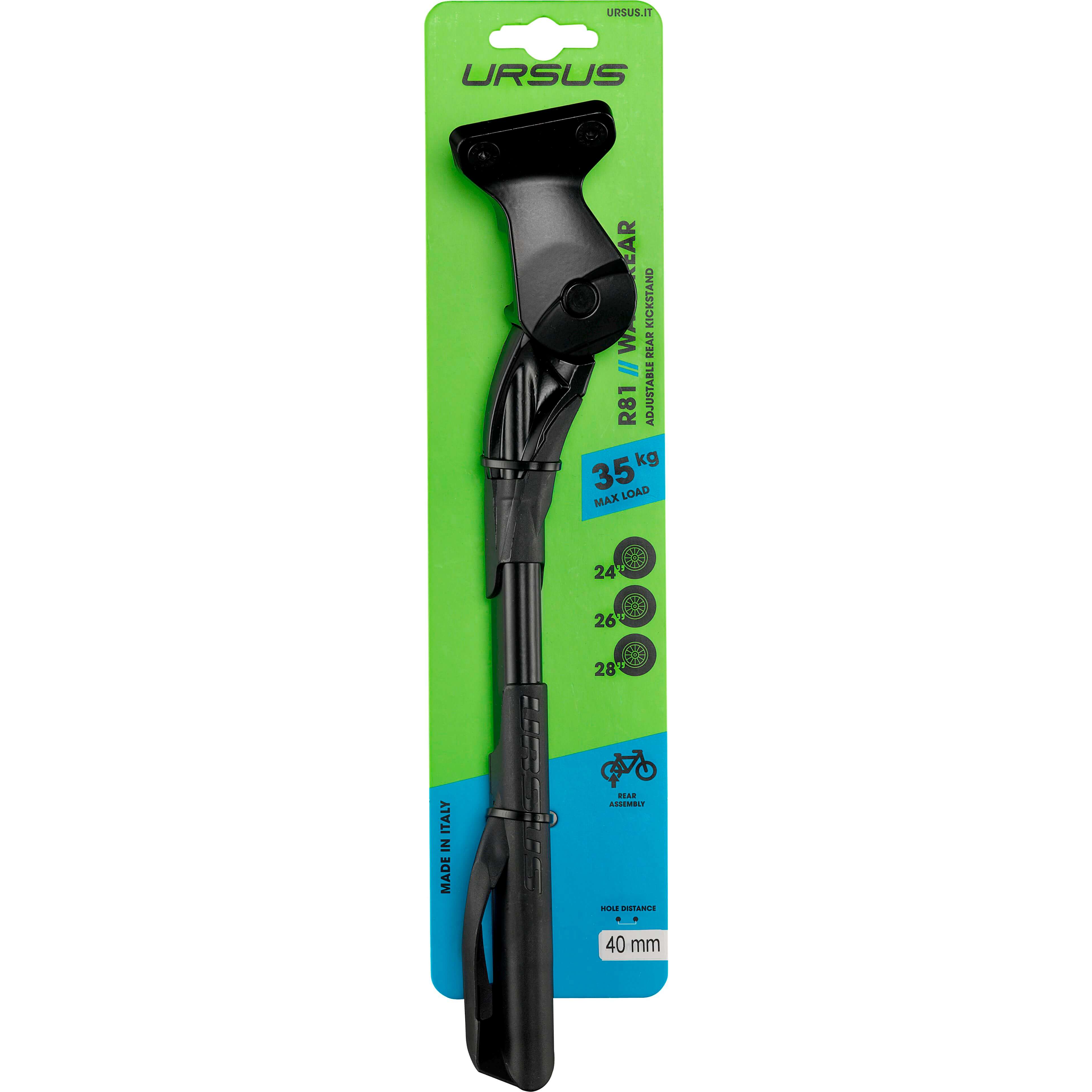 Ursus standaard R81 Wave achtervork 40mm zwart - AE-trading