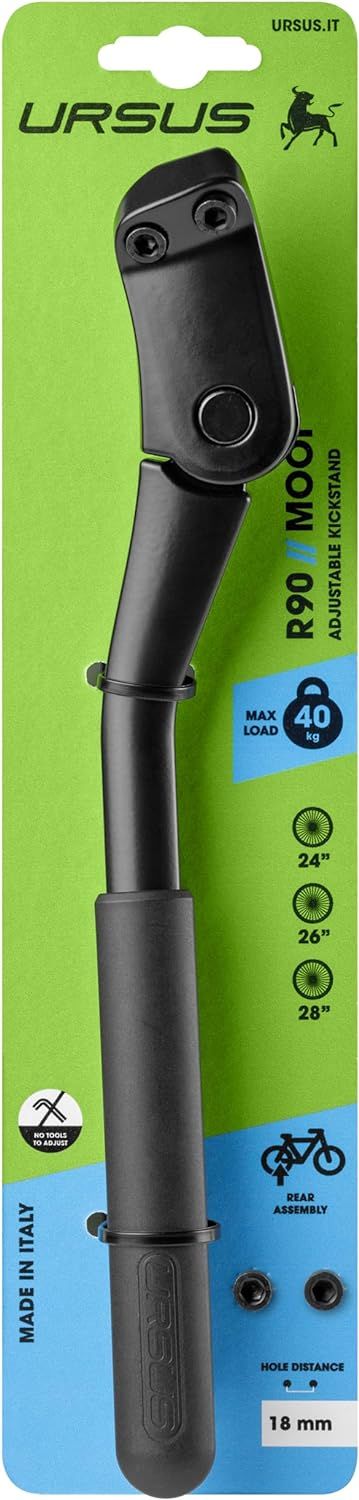 Ursus standaard R90 Mooi+ achtervork 18mm zwart - AE-trading