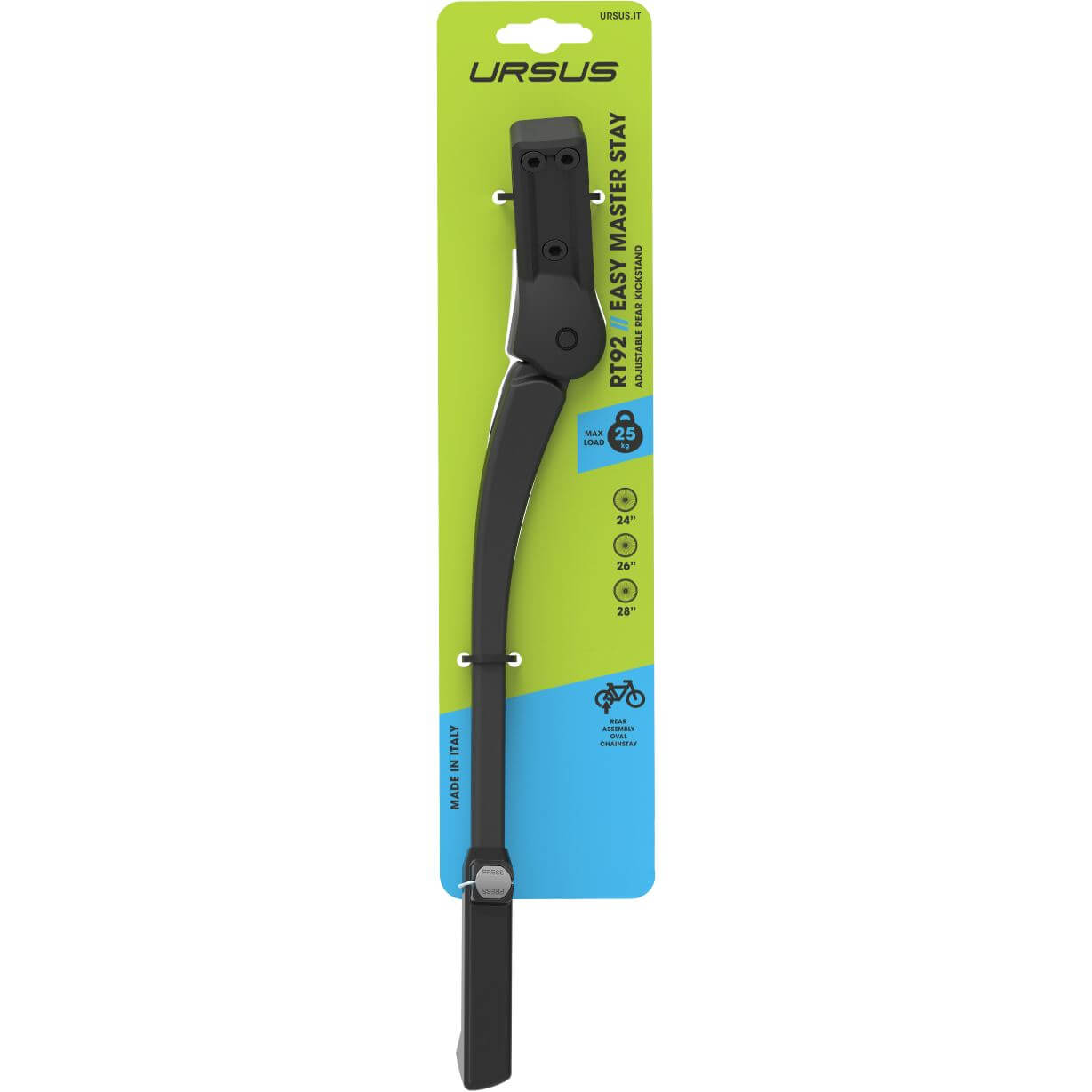 Ursus standaard RT92 Easy Master stay achtervork 355 zwart - AE-trading
