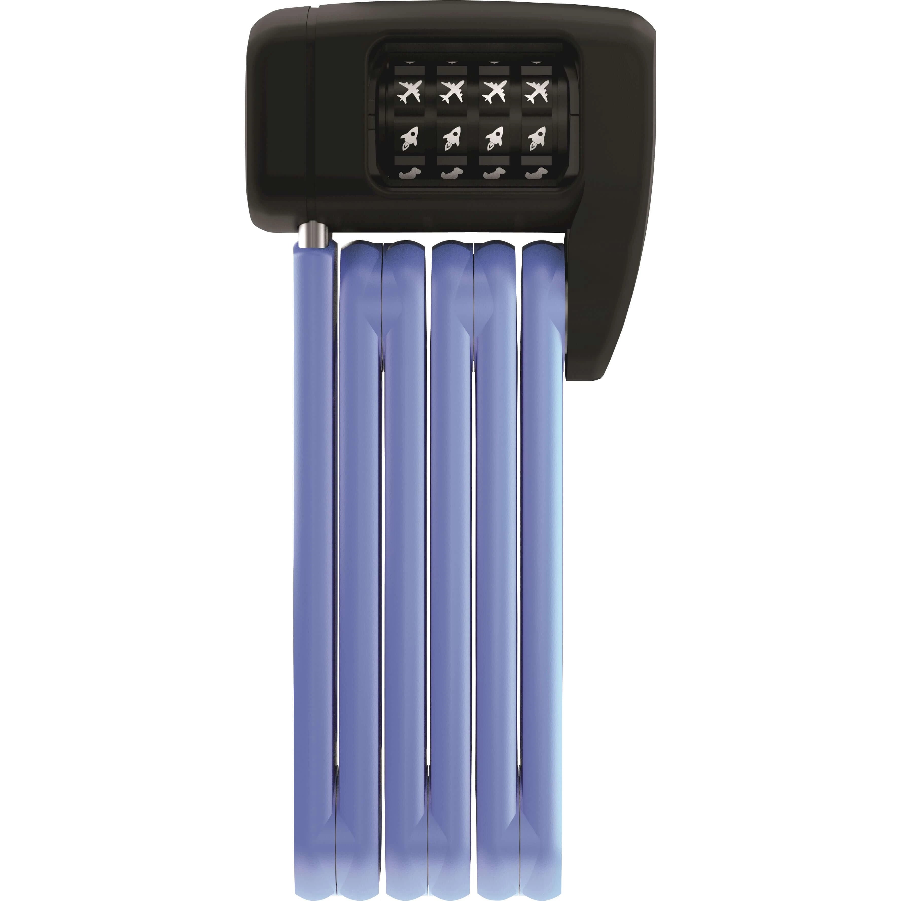 Abus vouwslot Bordo Combo Lite Mini 6055C/60 blue symbols - AE-trading