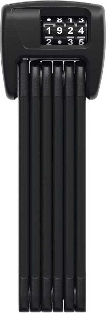 Abus vouwslot Bordo 6000C/90 black LED SH - AE-trading