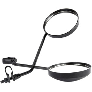 Mirage set spiegels rond groot zwart - AE-trading