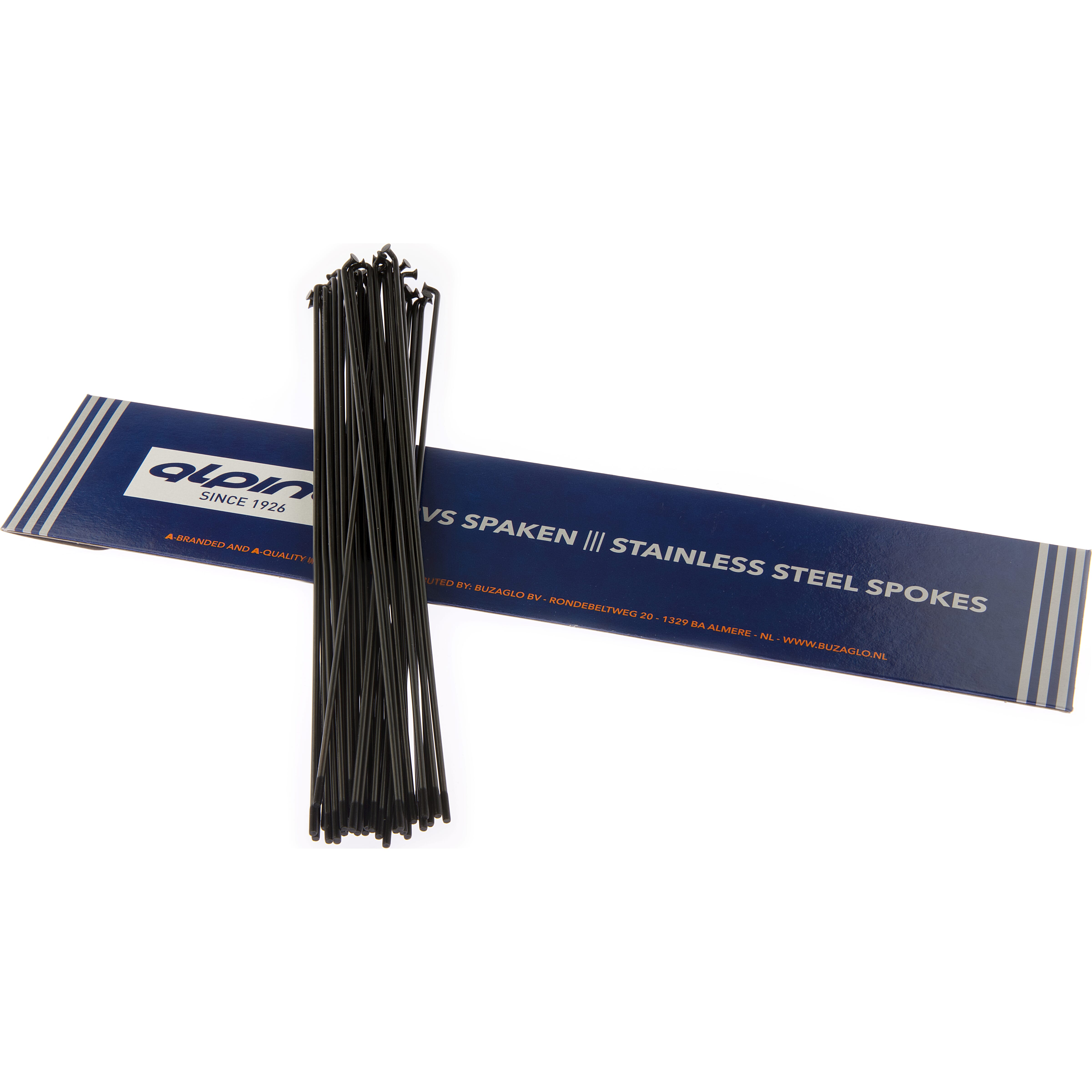 Alp spaak LDR 13-262mm RVS zwart (36 stuks) - AE-trading