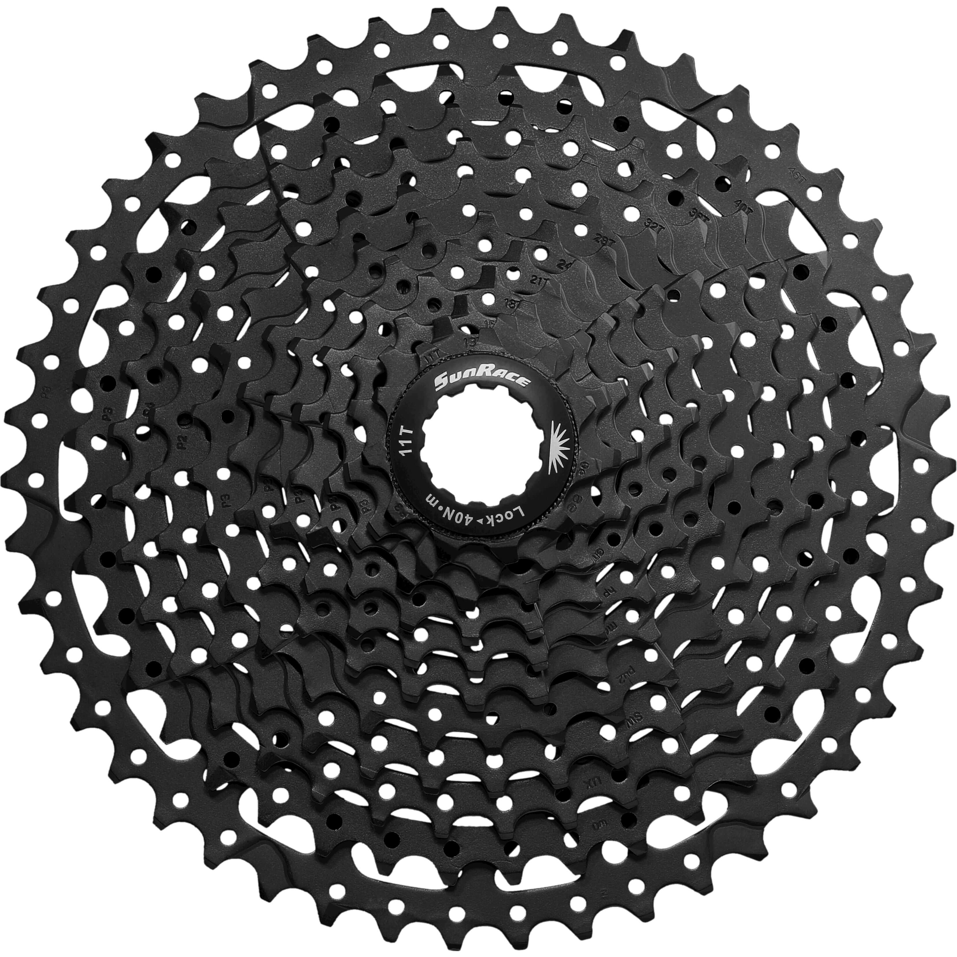 Sunrace cassette 11v 11/46 zwart - AE-trading