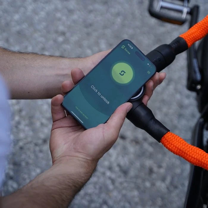 Serea Swift fietsslot 100cm Oranje, lichtgewicht - AE-trading
