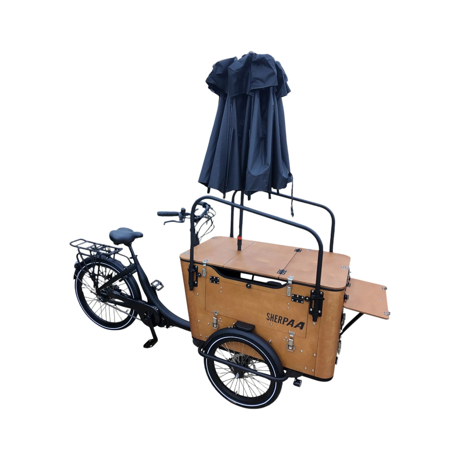 Sherpaa Cargo Elektrische Bakfiets – Bruin Zwart - AE-trading