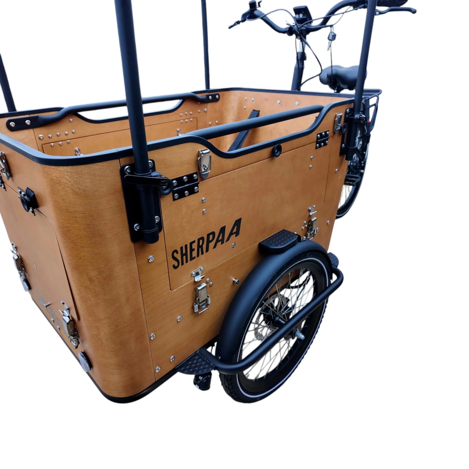 Sherpaa Cargo Elektrische Bakfiets – Bruin Zwart - AE-trading