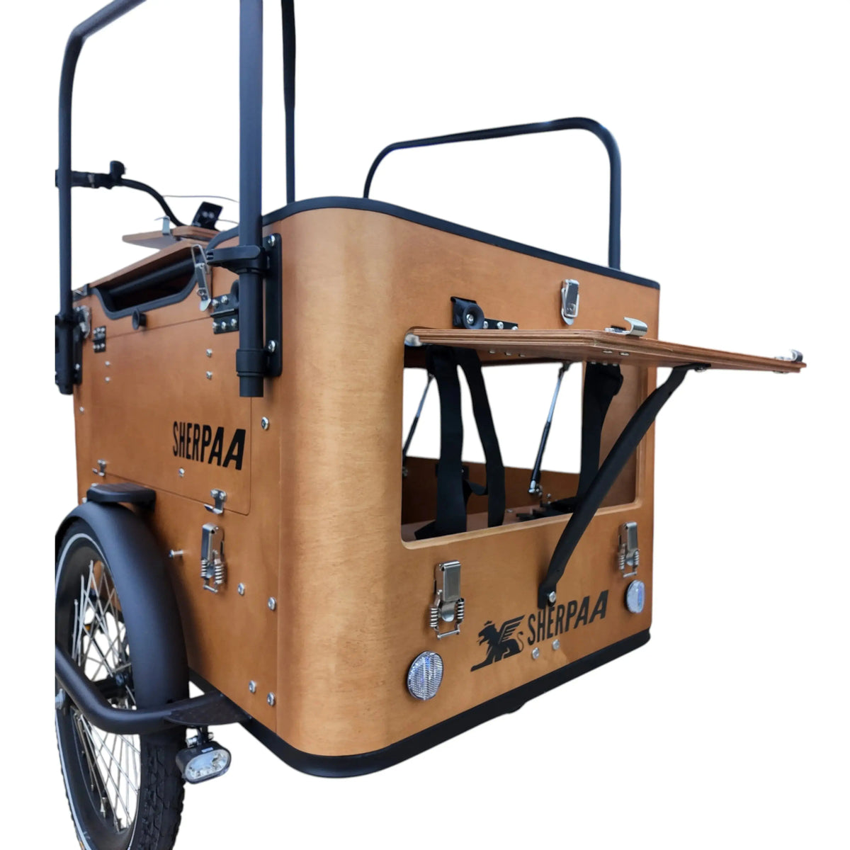Sherpaa Cargo Elektrische Bakfiets – Bruin Zwart - AE-trading