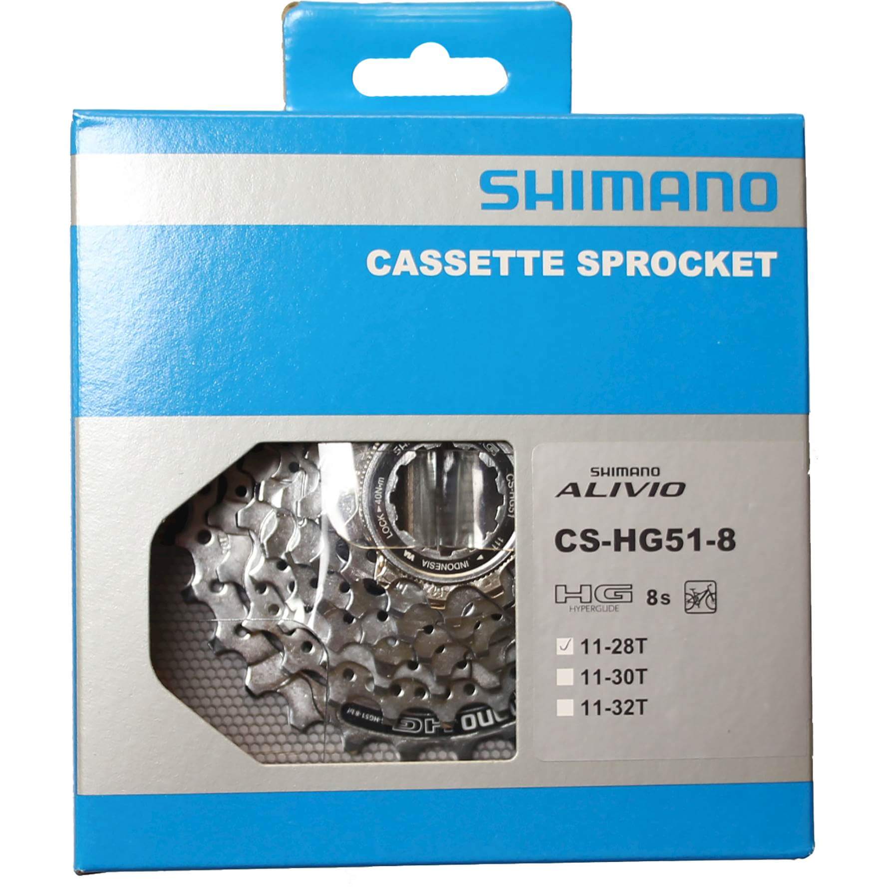 Shimano cassette 8v 11/28 HG51 - AE-trading