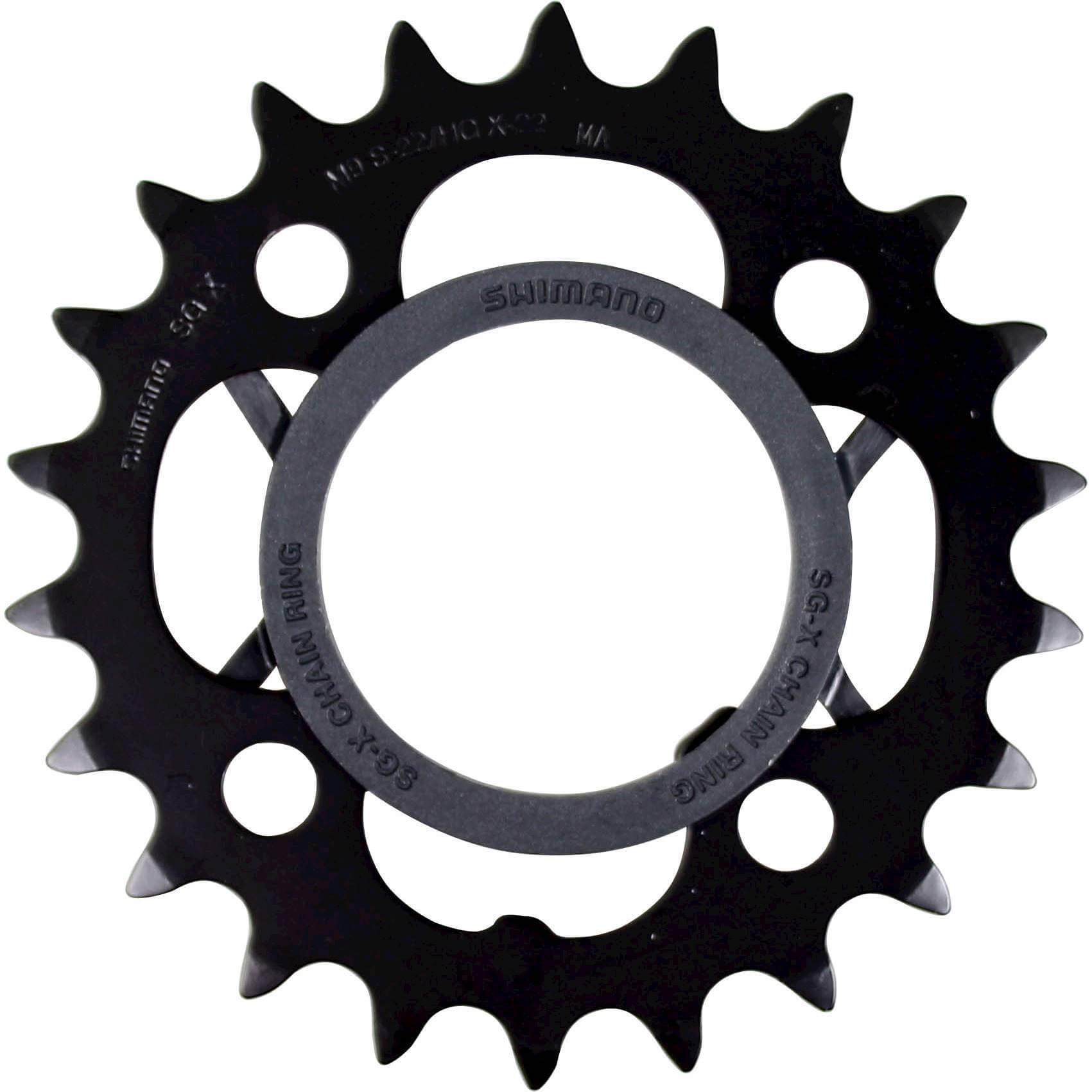 Shimano kettingblad 22t FC-M391 zwart - AE-trading